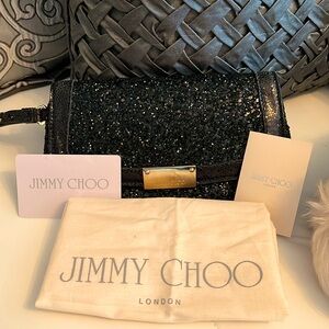 Authentic Jimmy Choo Zeta clutch